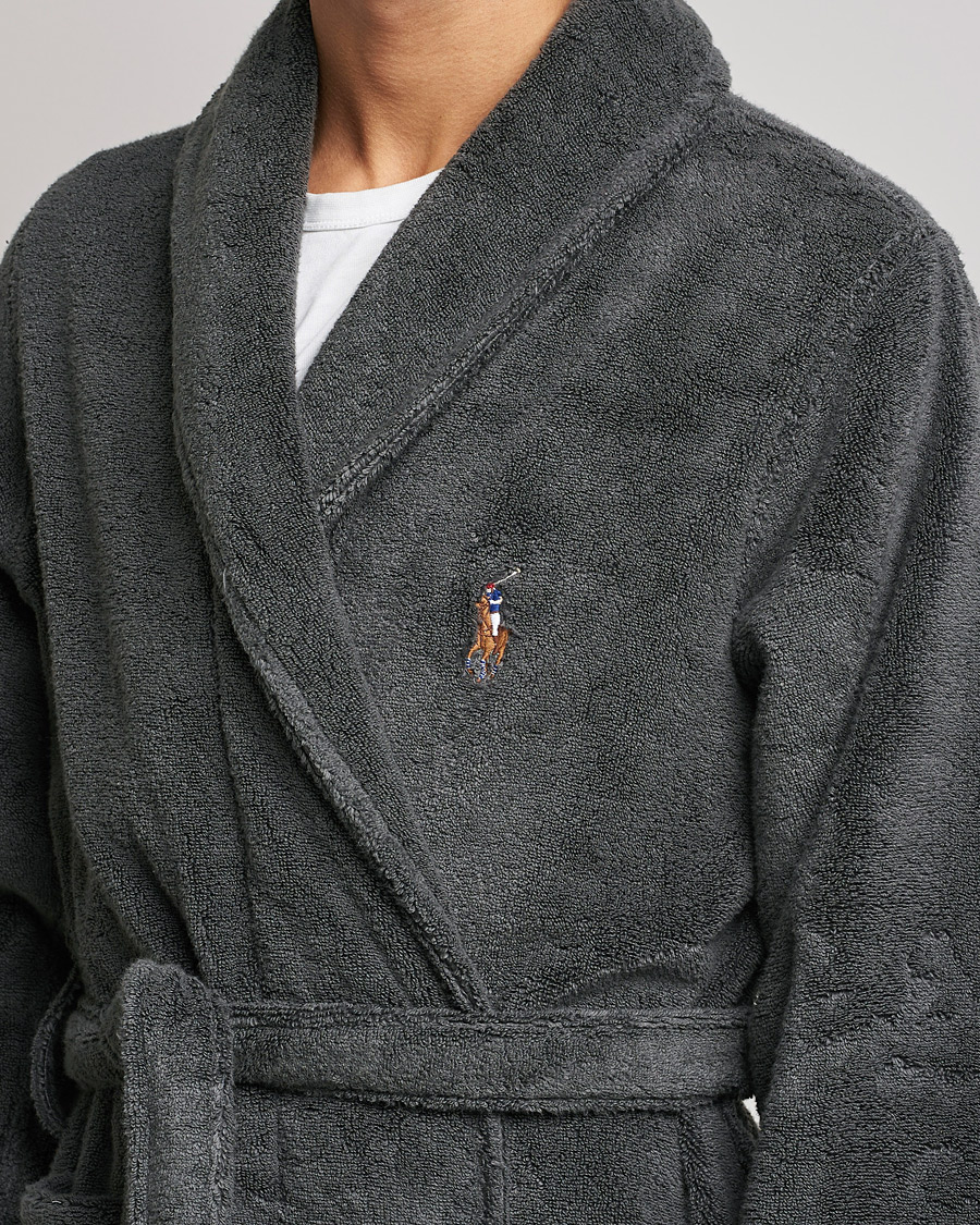 Herren | Schlafanzüge & Bademäntel | Polo Ralph Lauren | Cotton Terry Robe Dark Slate