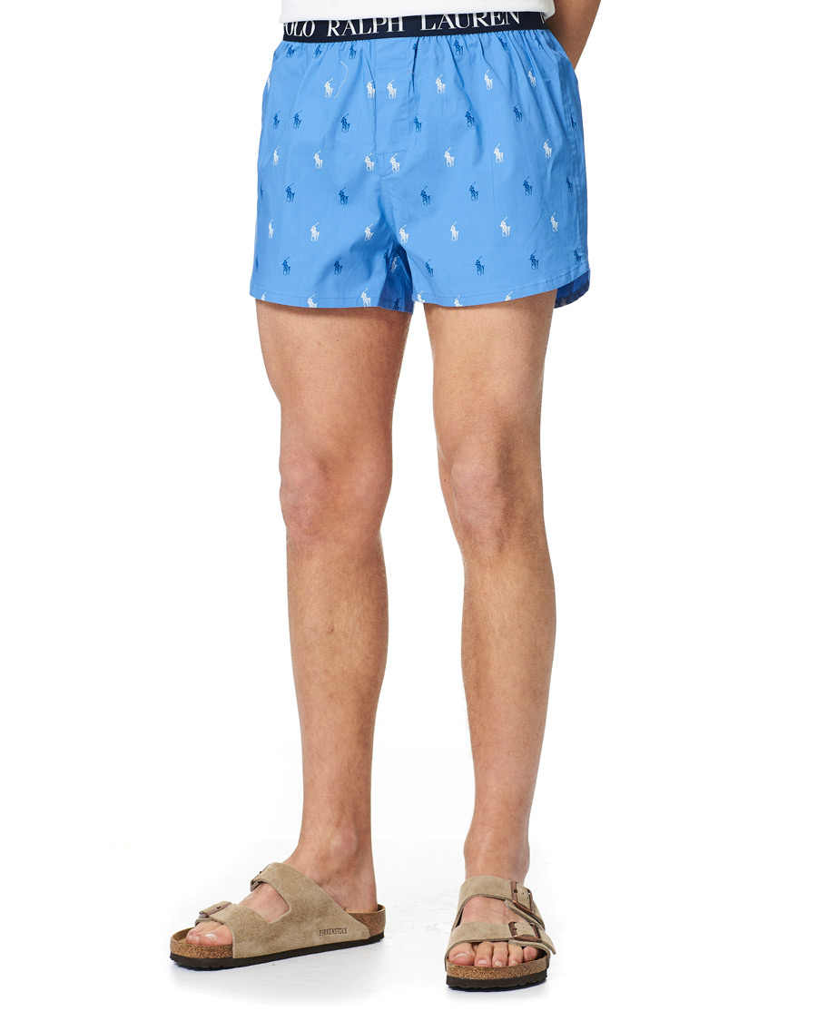 Herren | Schlafanzüge & Bademäntel | Polo Ralph Lauren | Short Sleeve Pyjama Set White/Blue