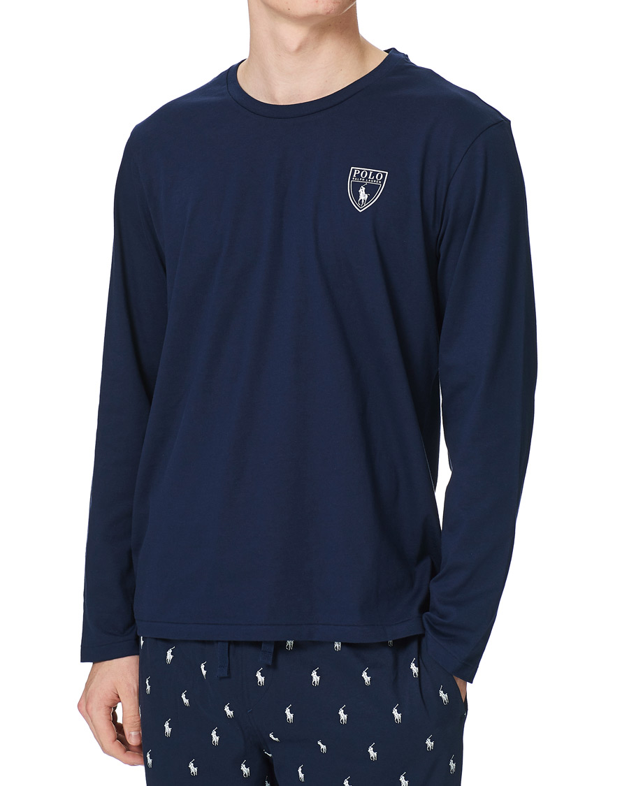 Herren | Schlafanzüge & Bademäntel | Polo Ralph Lauren | Long Sleeve Pyjama Set Navy