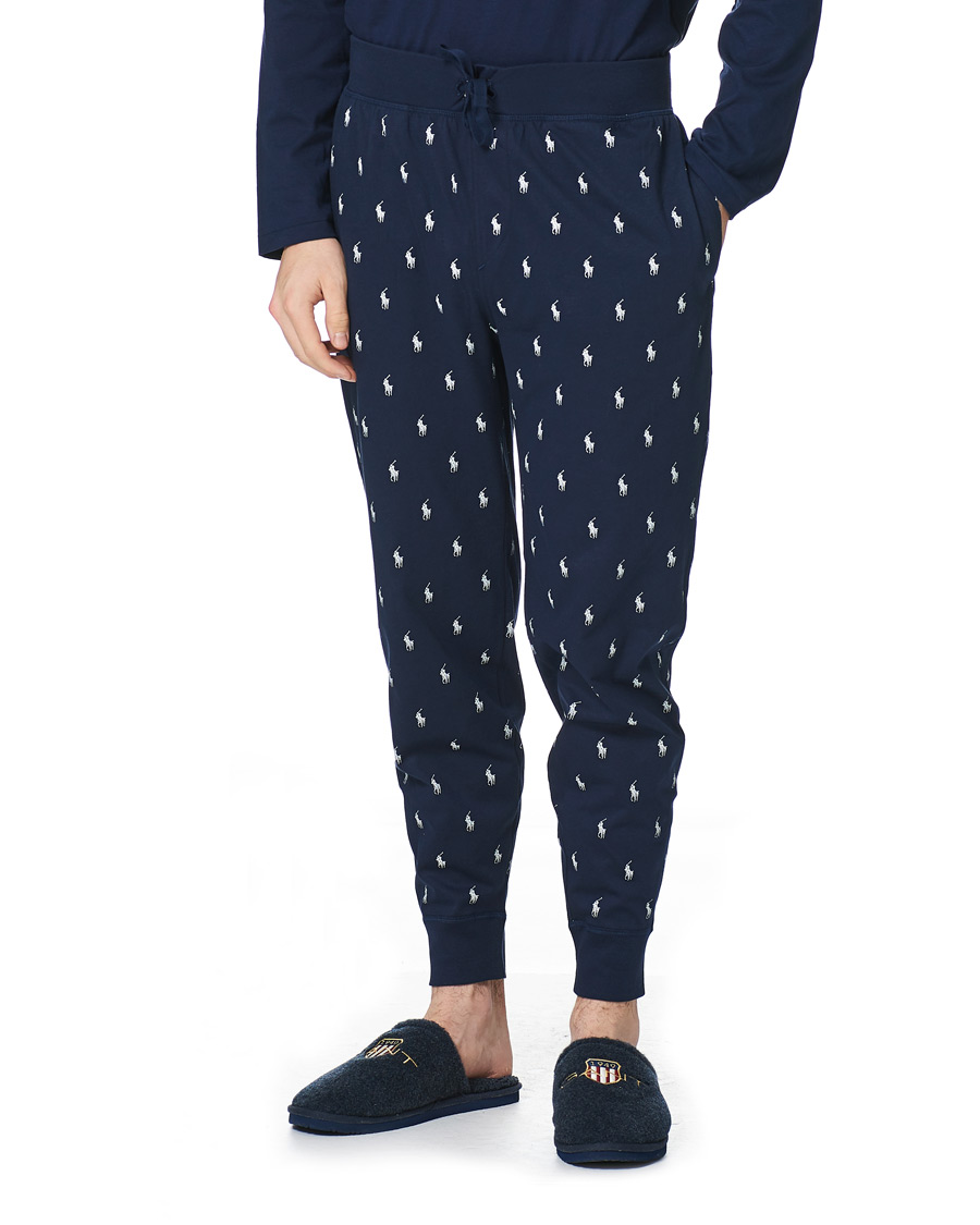 Herren | Schlafanzüge & Bademäntel | Polo Ralph Lauren | Long Sleeve Pyjama Set Navy
