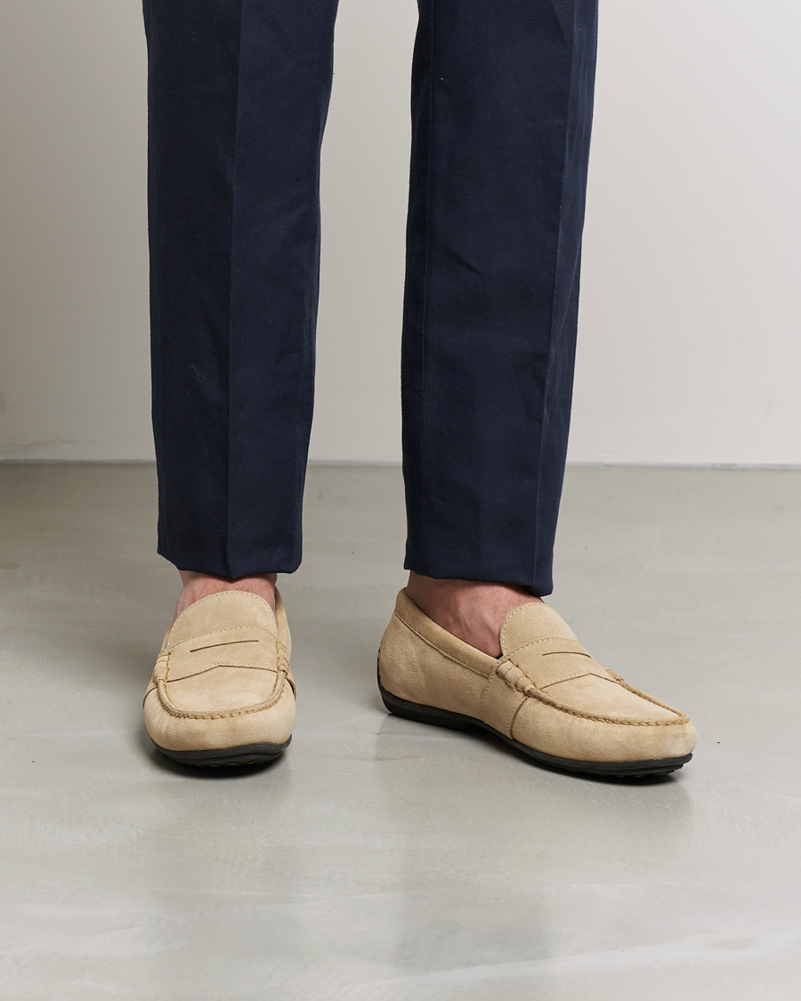 Herren | Polo Ralph Lauren Reynold Driving Loafer Beige Suede | Polo Ralph Lauren | Reynold Driving Loafer Beige Suede