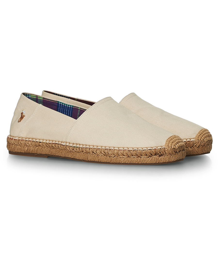 Herren | Polo Ralph Lauren Cevio Canvas Espandrilles Birch | Polo Ralph Lauren | Cevio Canvas Espandrilles Birch