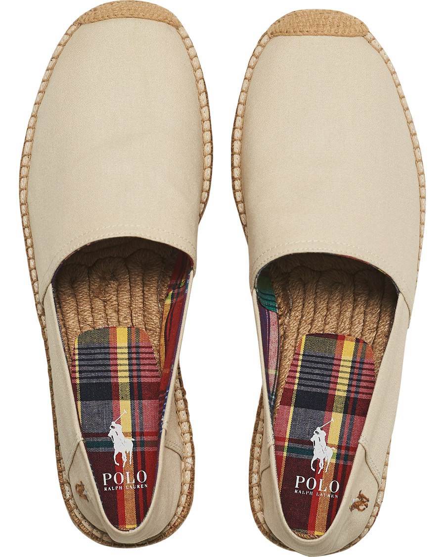 Herren | Polo Ralph Lauren Cevio Canvas Espandrilles Birch | Polo Ralph Lauren | Cevio Canvas Espandrilles Birch
