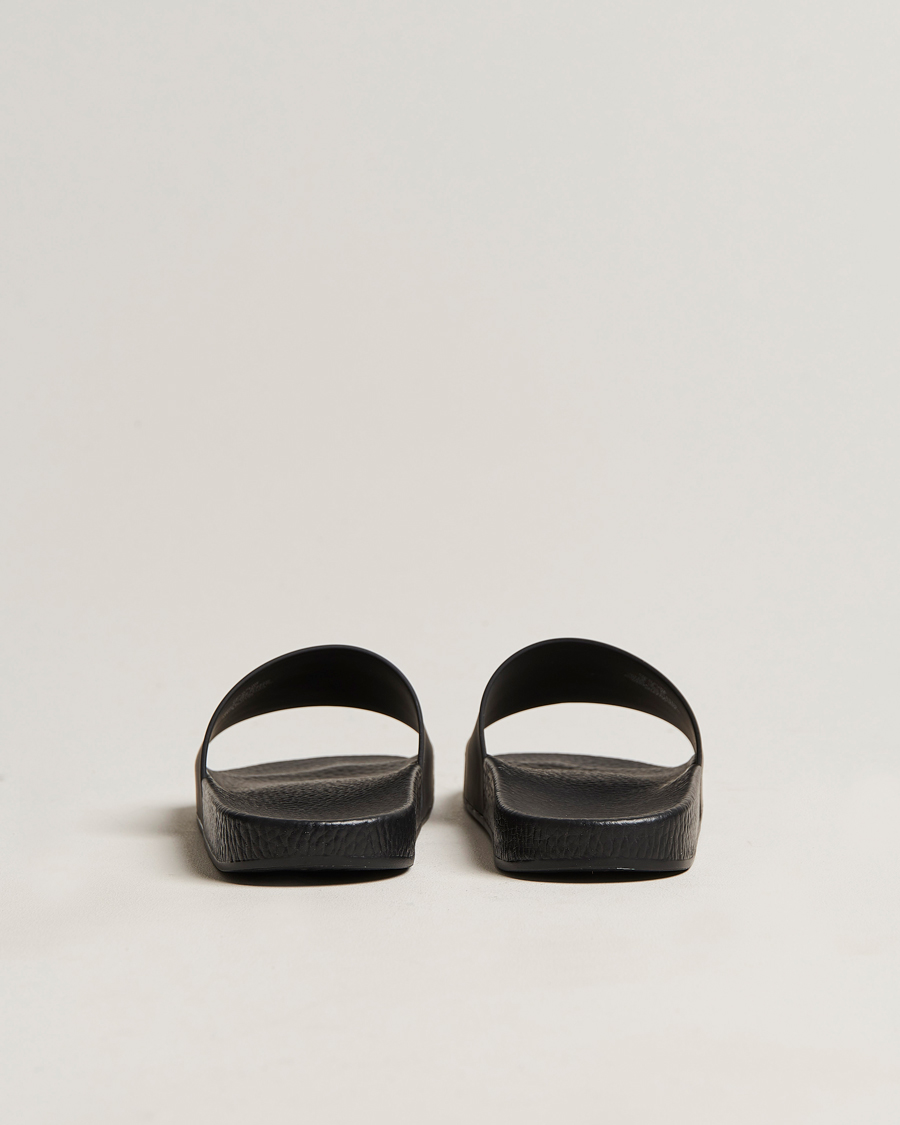 Herren | Polo Ralph Lauren Logo Slides Black | Polo Ralph Lauren | Logo Slides Black