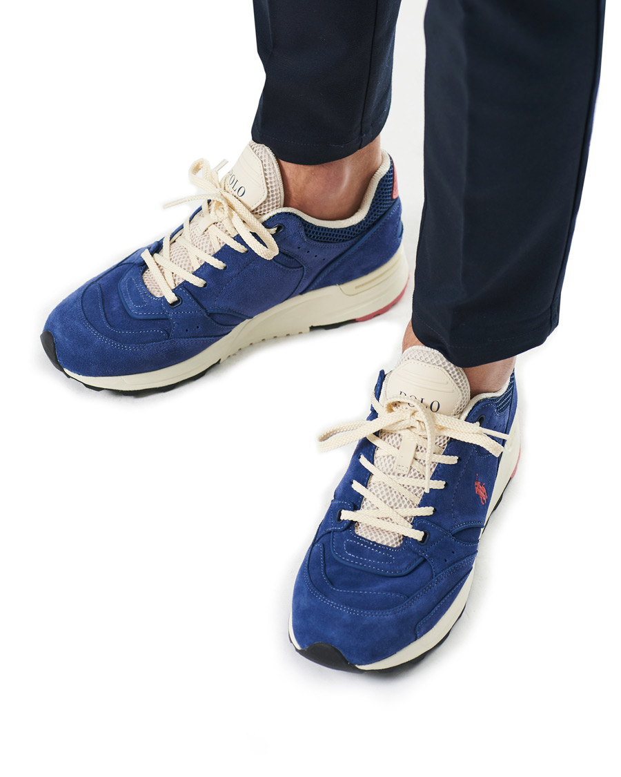 Herren | Polo Ralph Lauren Train 85 Running Sneaker Light Navy | Polo Ralph Lauren | Train 85 Running Sneaker Light Navy