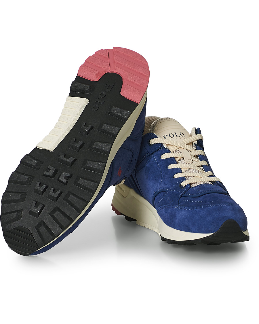 Herren | Polo Ralph Lauren Train 85 Running Sneaker Light Navy | Polo Ralph Lauren | Train 85 Running Sneaker Light Navy