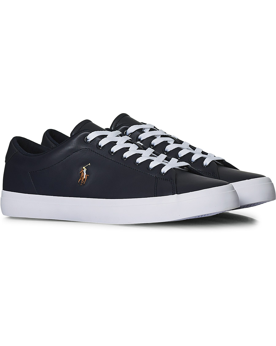 Herren | Polo Ralph Lauren Longwood Leather Sneaker Hunter Navy | Polo Ralph Lauren | Longwood Leather Sneaker Hunter Navy