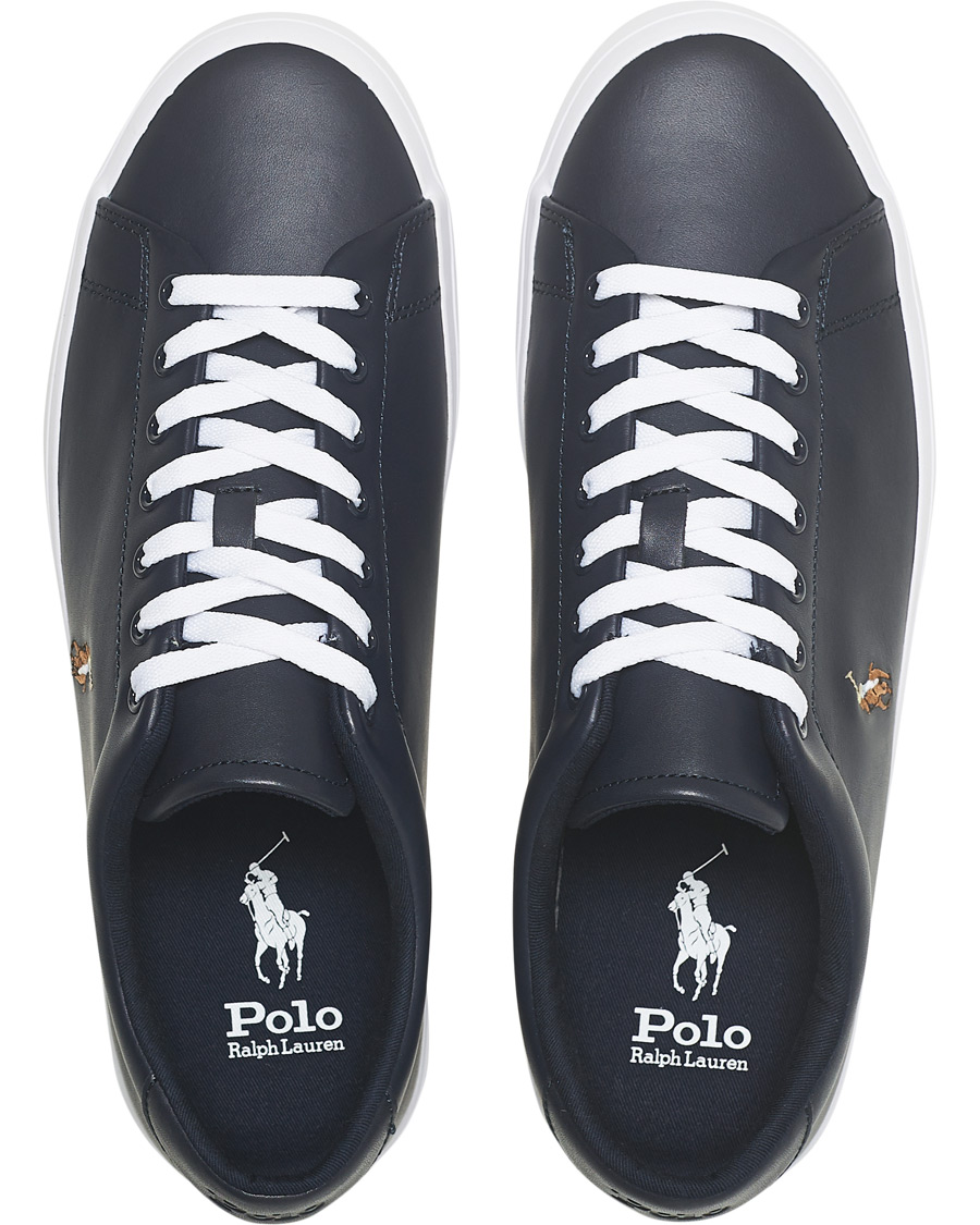 Herren | Polo Ralph Lauren Longwood Leather Sneaker Hunter Navy | Polo Ralph Lauren | Longwood Leather Sneaker Hunter Navy
