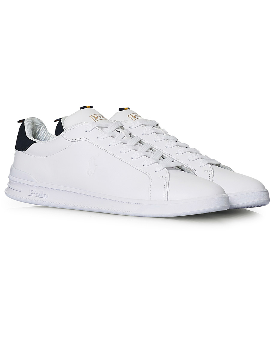 Herren | Polo Ralph Lauren Heritage Court II Sneaker White/Navy | Polo Ralph Lauren | Heritage Court II Sneaker White/Navy