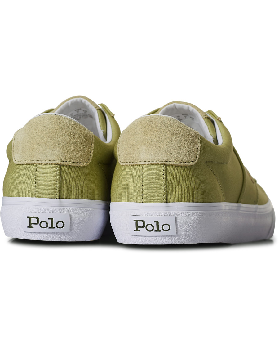 Herren | Polo Ralph Lauren Sayer Canvas Sneaker Light Olive | Polo Ralph Lauren | Sayer Canvas Sneaker Light Olive
