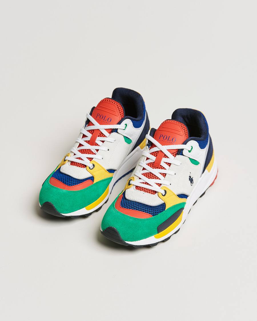 Herren | Polo Ralph Lauren Trackstr 200 Running Sneaker Multi | Polo Ralph Lauren | Trackstr 200 Running Sneaker Multi