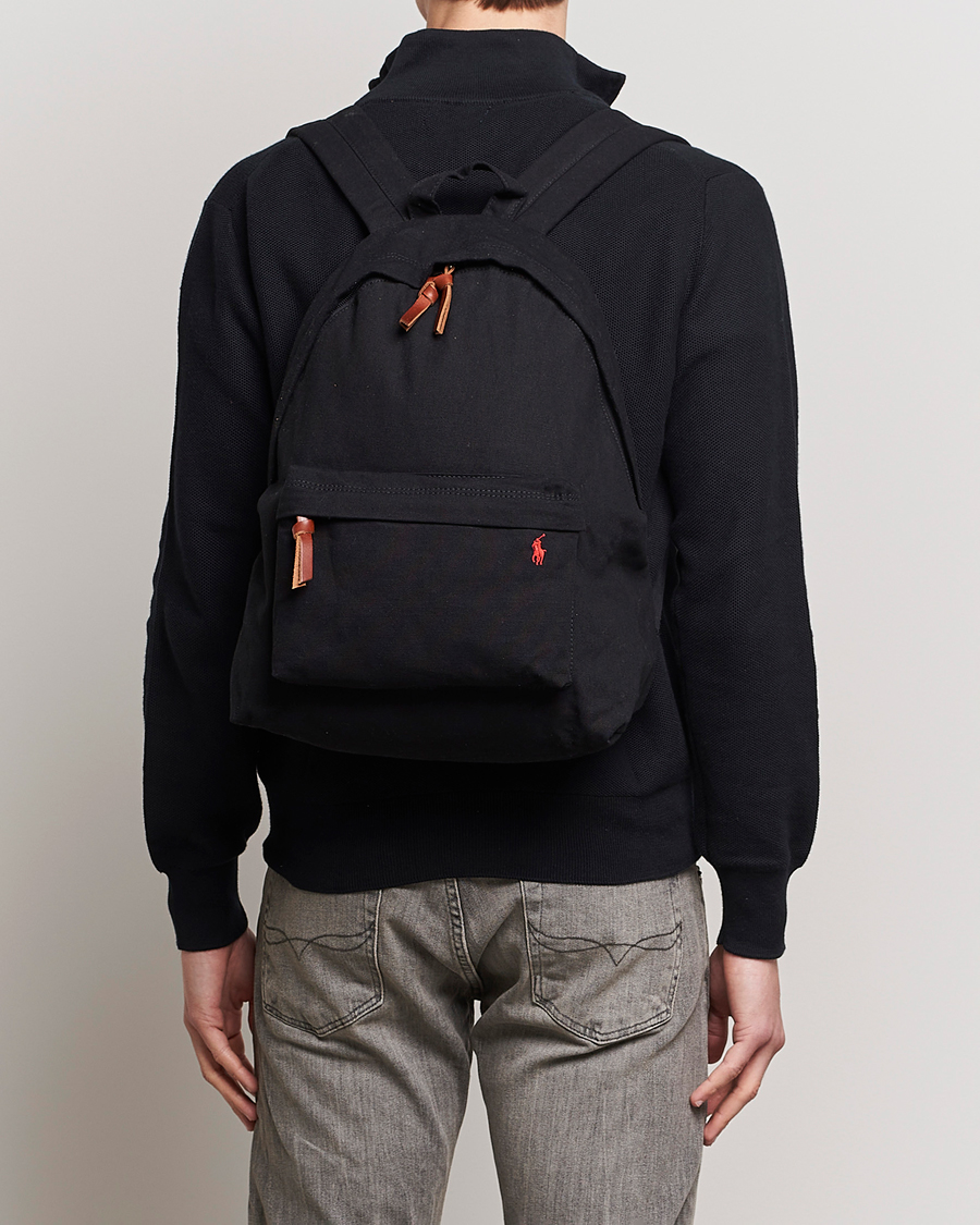 Herren | World of Ralph Lauren | Polo Ralph Lauren | Canvas Backpack  Black