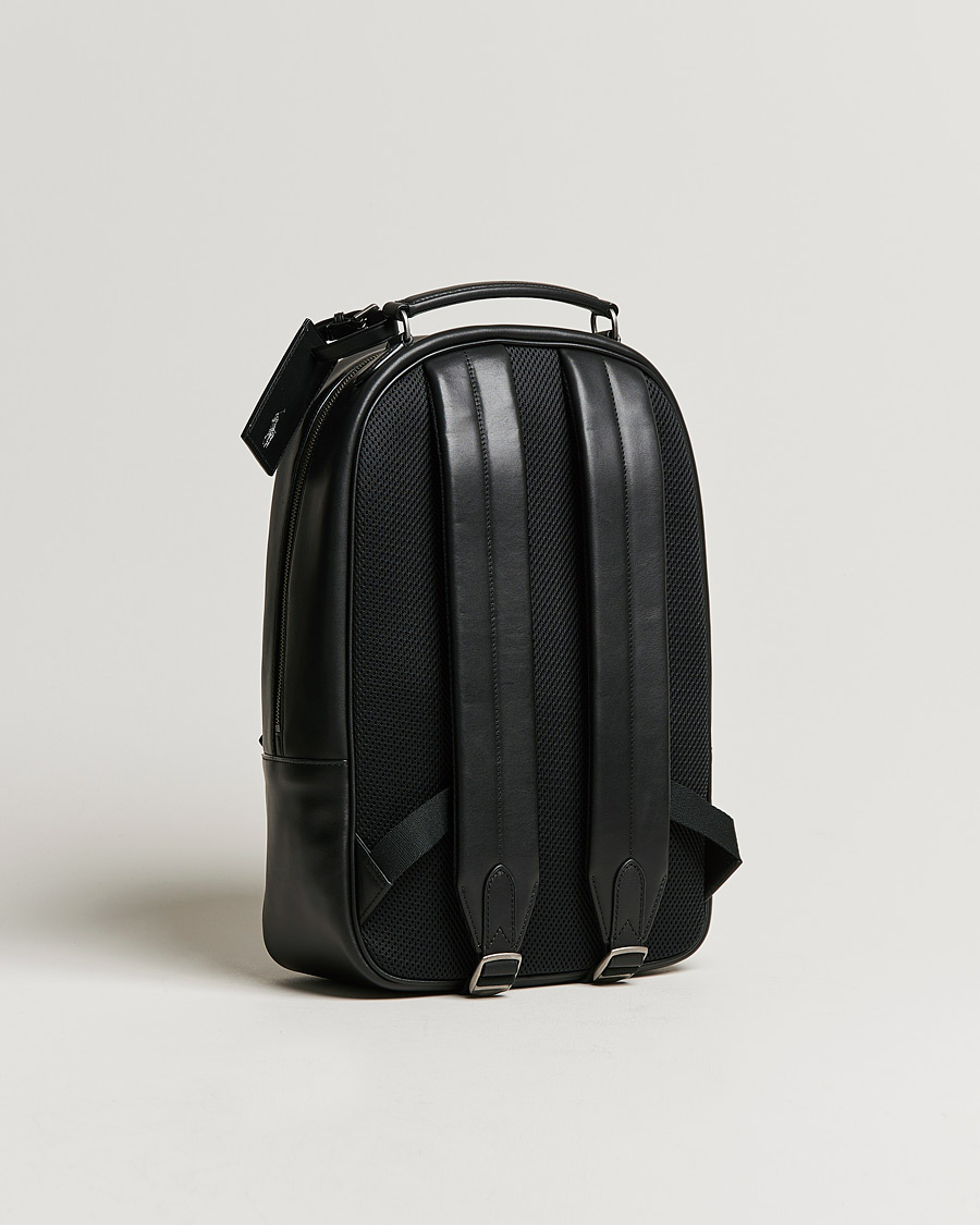 Herren | Polo Ralph Lauren Leather Backpack Black | Polo Ralph Lauren | Leather Backpack Black
