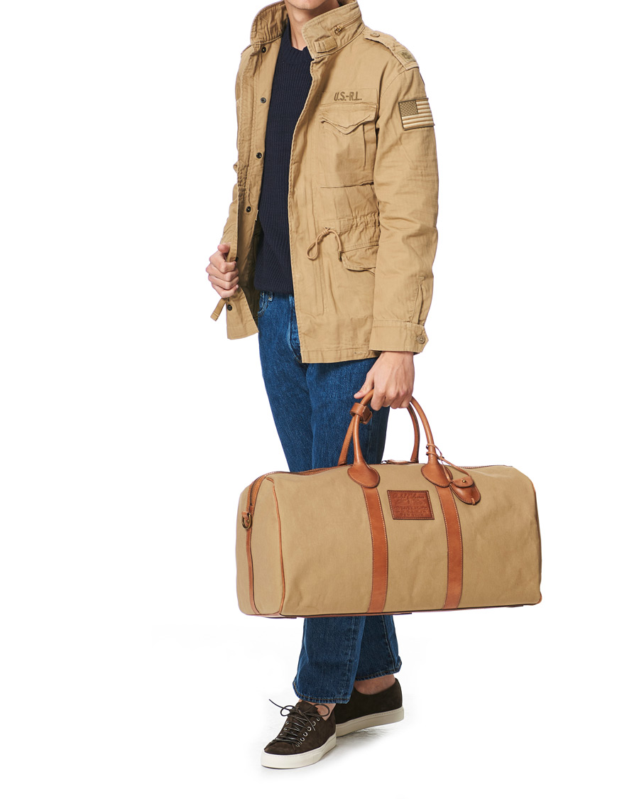 Herren | Polo Ralph Lauren Heritage Canvas Duffle Bag Montana Khaki | Polo Ralph Lauren | Heritage Canvas Duffle Bag Montana Khaki