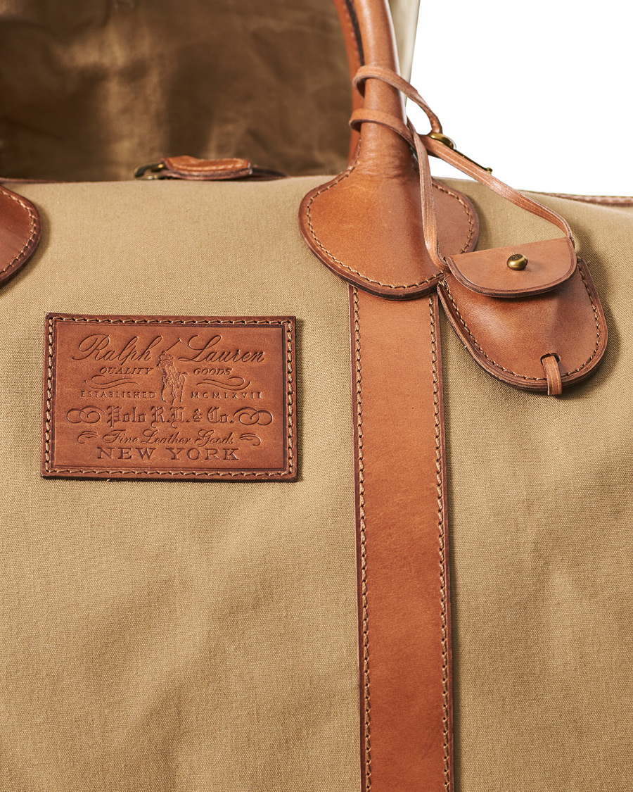 Herren | Polo Ralph Lauren Heritage Canvas Duffle Bag Montana Khaki | Polo Ralph Lauren | Heritage Canvas Duffle Bag Montana Khaki