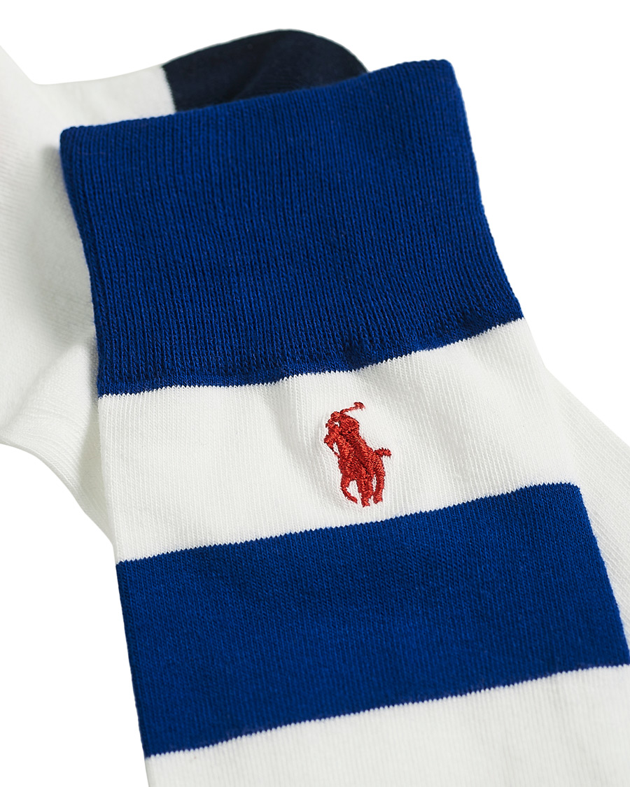 Herren | Unterwäsche | Polo Ralph Lauren | 2-Pack Bear Socks White/Blue
