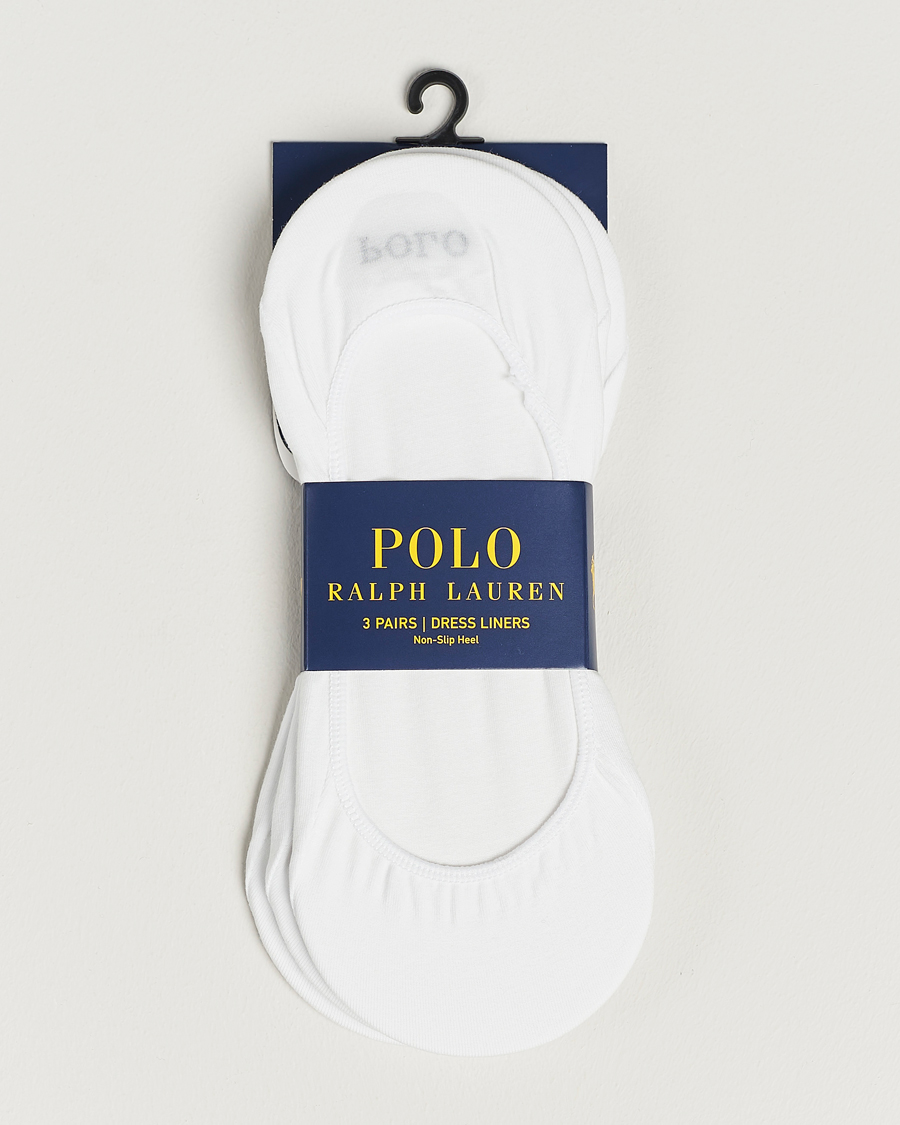 Herren | Unterwäsche | Polo Ralph Lauren | 3-Pack No Show Socks White