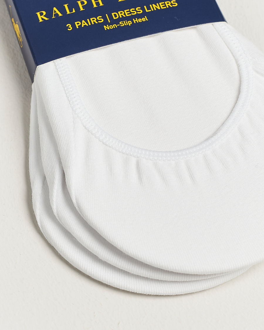 Herren | Unterwäsche | Polo Ralph Lauren | 3-Pack No Show Socks White