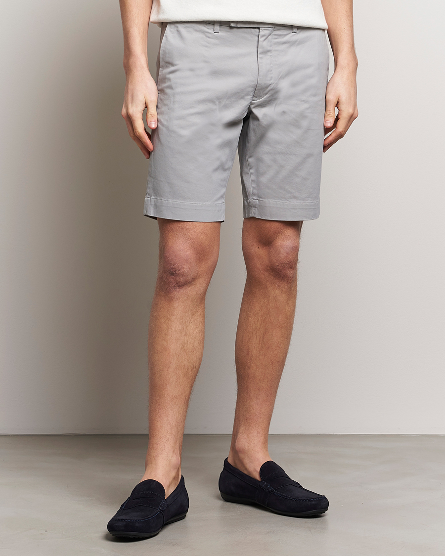 Herren | Neu im Onlineshop | Polo Ralph Lauren | Tailored Slim Fit Shorts Soft Grey