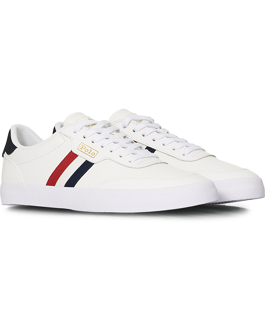 Herren | Polo Ralph Lauren Court VLC Leather Sneaker White | Polo Ralph Lauren | Court VLC Leather Sneaker White