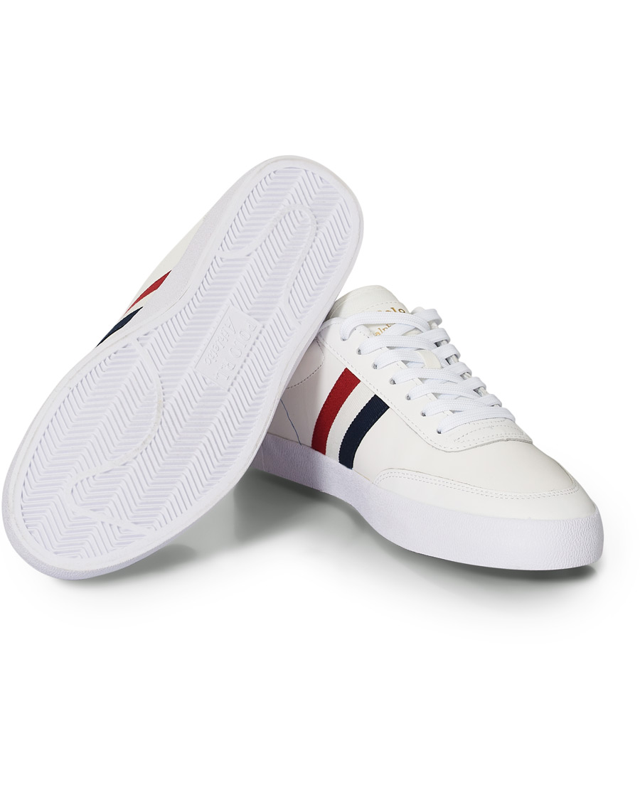 Herren | Polo Ralph Lauren Court VLC Leather Sneaker White | Polo Ralph Lauren | Court VLC Leather Sneaker White