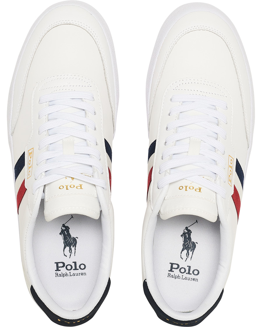 Herren | Polo Ralph Lauren Court VLC Leather Sneaker White | Polo Ralph Lauren | Court VLC Leather Sneaker White