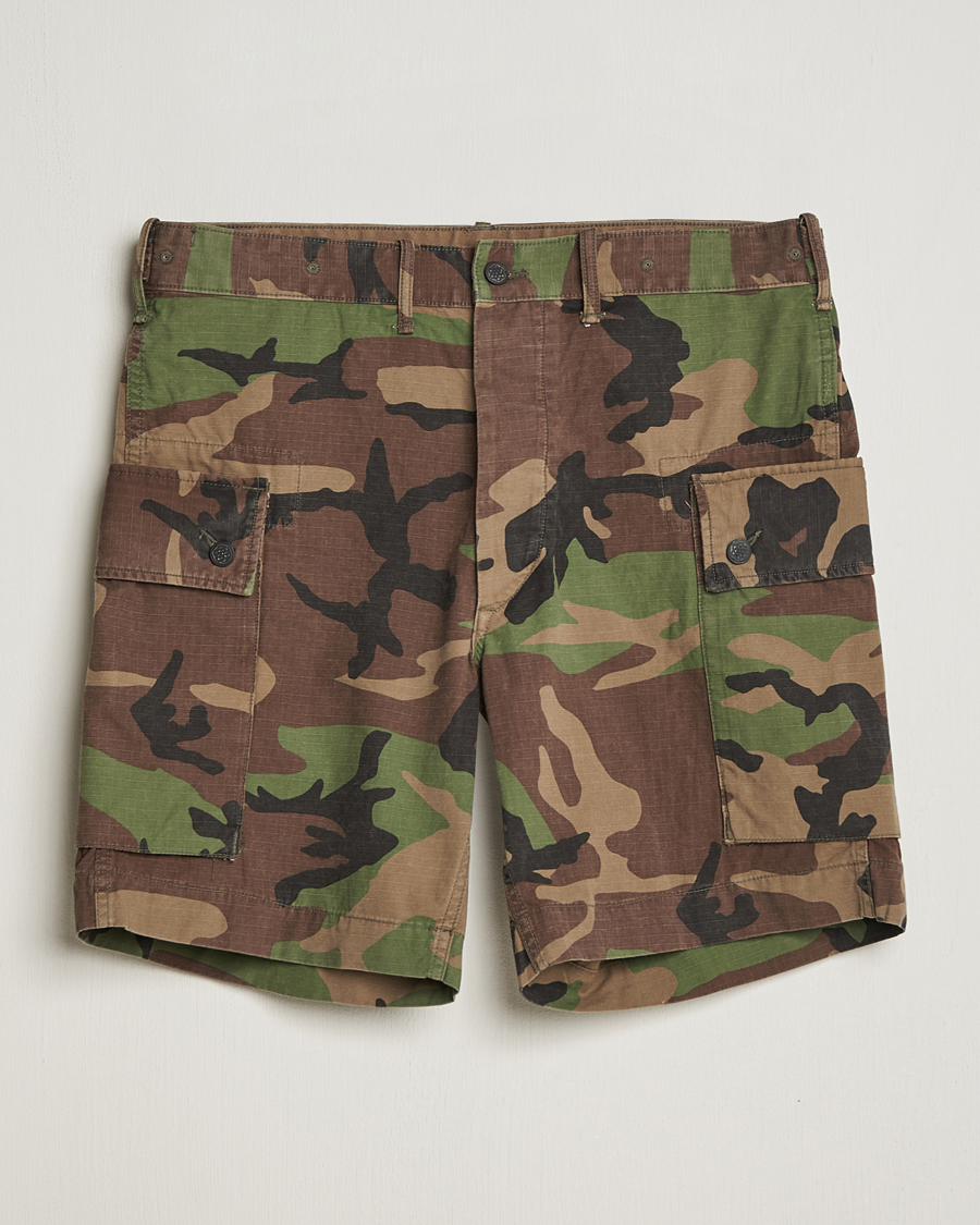 Herren | Shorts | RRL | Regiment Cargo Shorts Woodland Camo