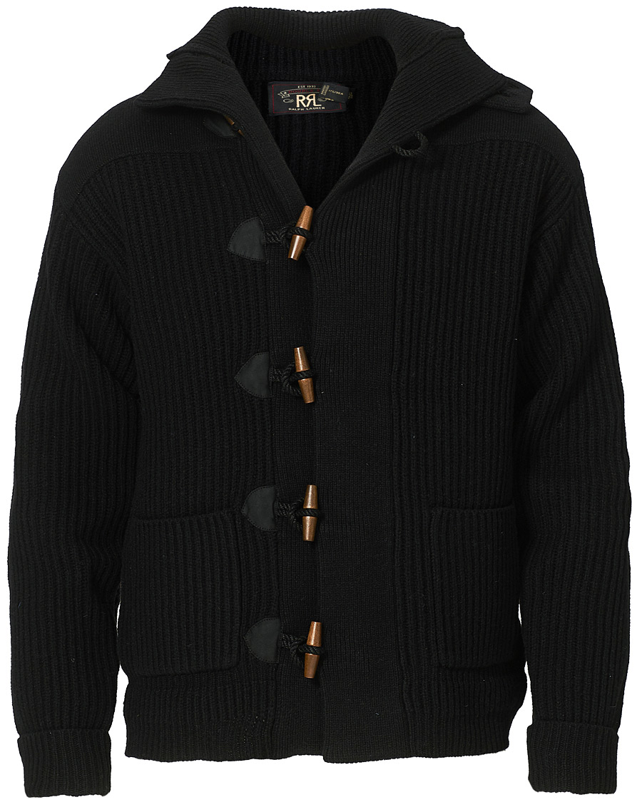 Herren | Pullover | RRL | Toggle Coat Cardigan Black