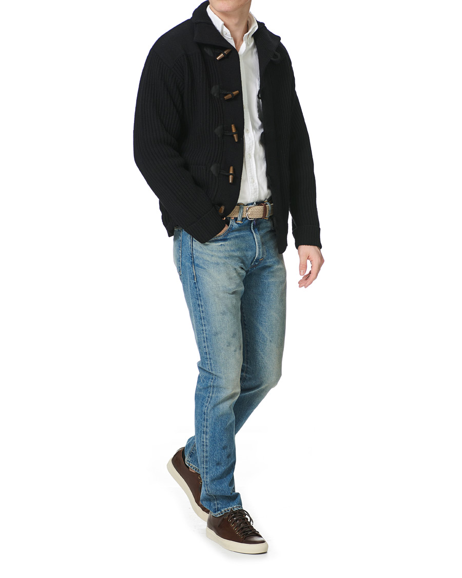 Herren | Pullover | RRL | Toggle Coat Cardigan Black