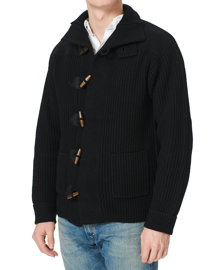Herren | Pullover | RRL | Toggle Coat Cardigan Black