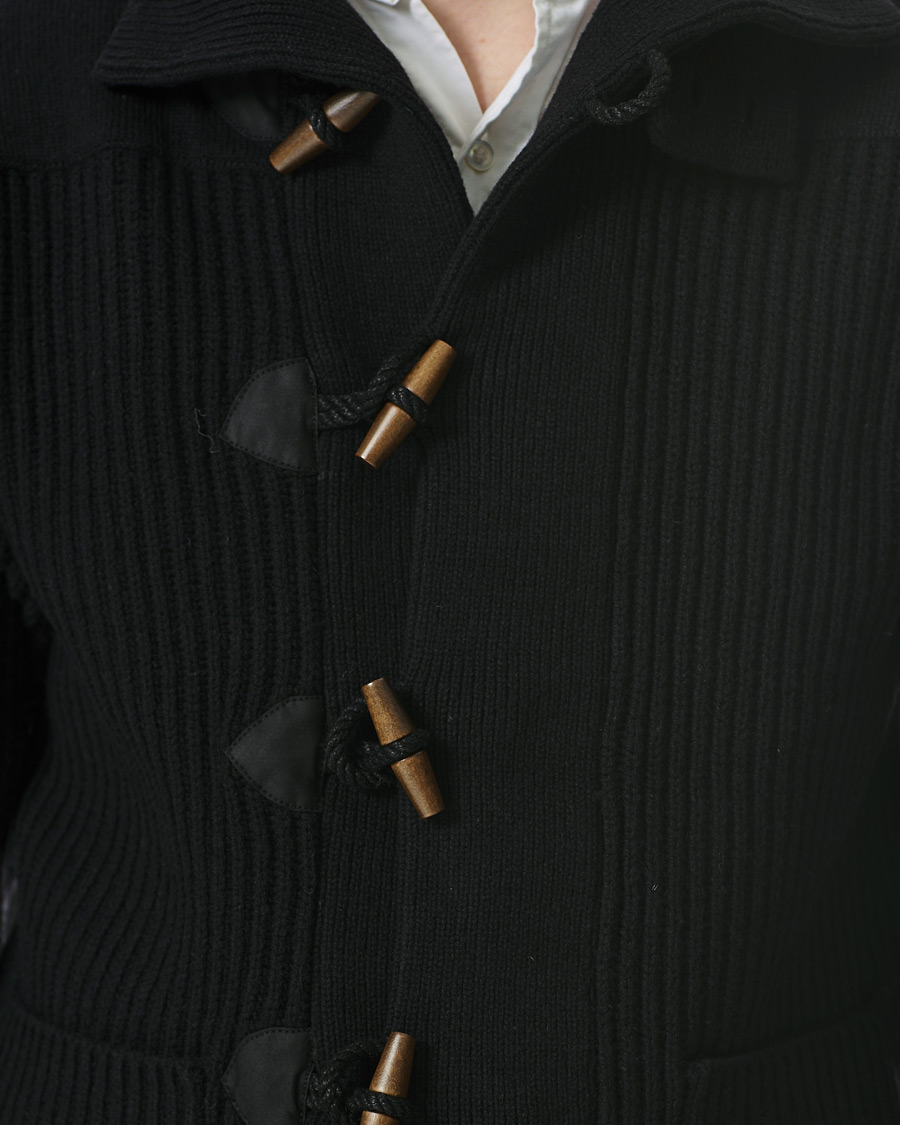 Herren | Pullover | RRL | Toggle Coat Cardigan Black