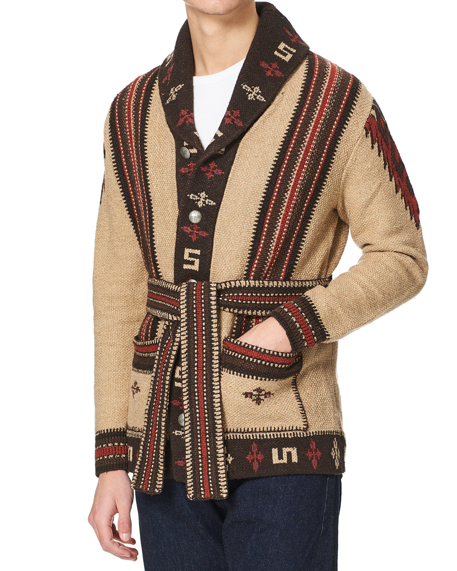Herren | Pullover | RRL | Ranch Shawl Cardigan Tan/Brown