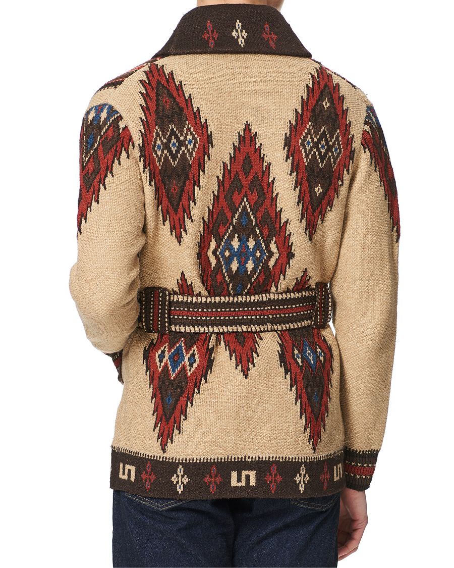 Herren | Pullover | RRL | Ranch Shawl Cardigan Tan/Brown