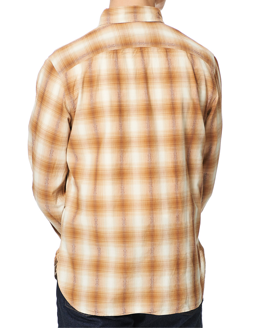 Herren | Hemden | RRL | Lee Checked Overshirt Tan/Cream