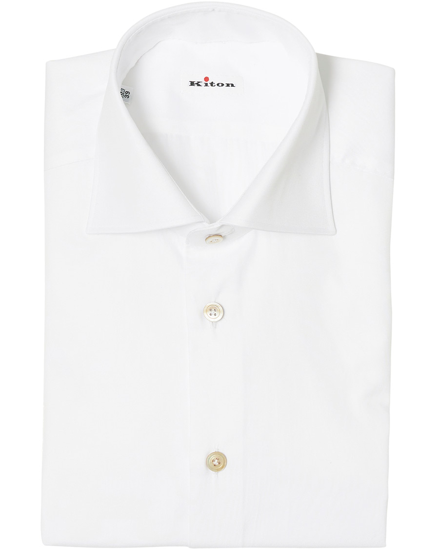 Herren | Hemden | Kiton | Classic Dress Shirt White