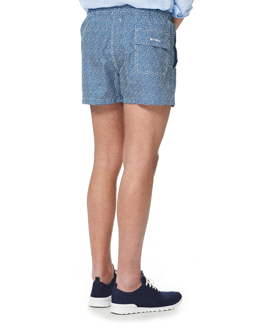 Herren | Badehosen | Kiton | Nylon Swim Trunks White/Navy