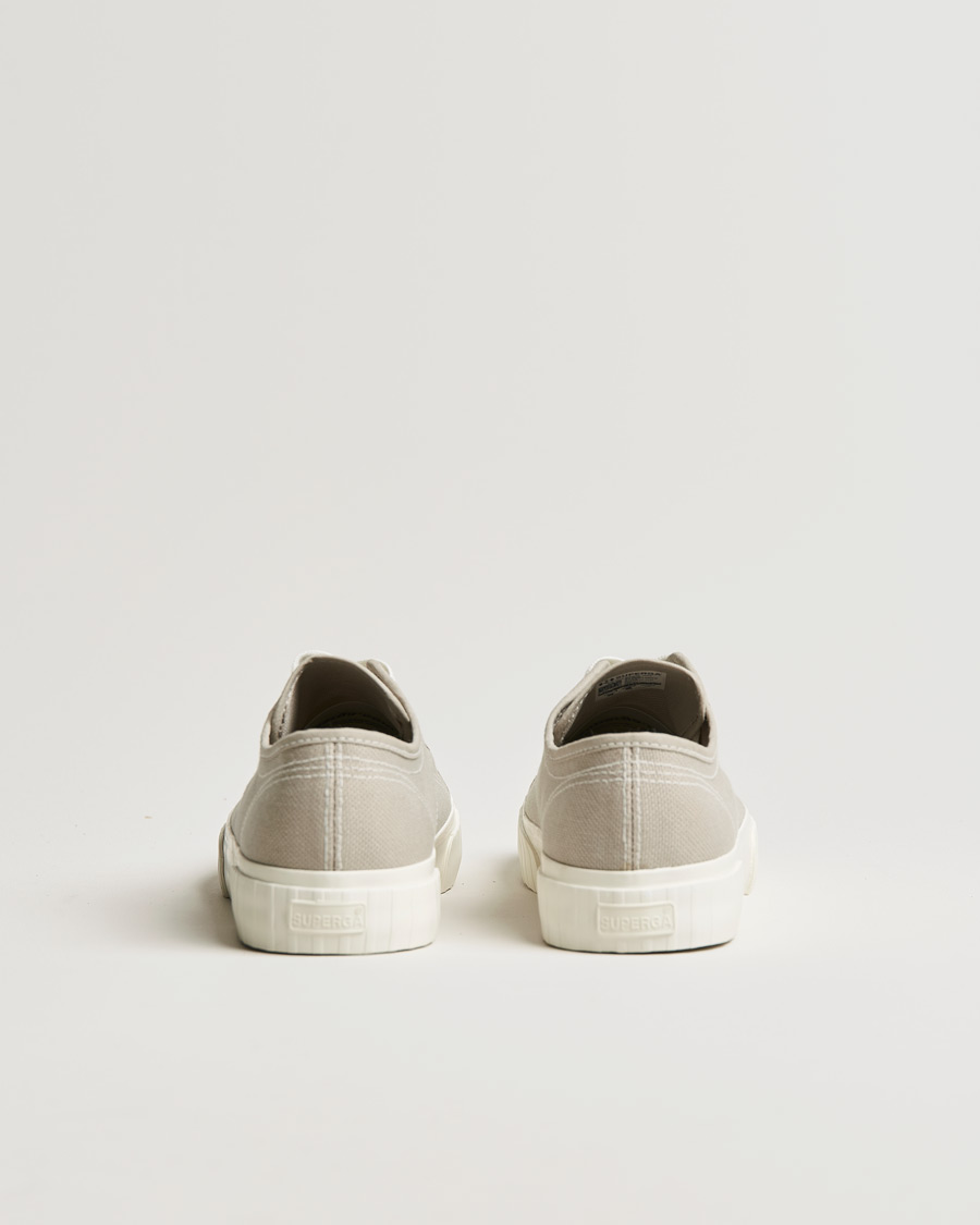Herren | Superga Canvas Stripe Sole Sneaker Grey | Superga | Canvas Stripe Sole Sneaker Grey