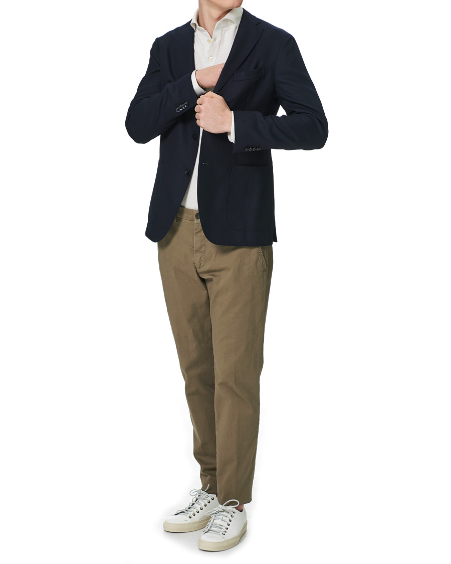 Herren | Sakkos | Boglioli | K Jacket Wool Hopsack Blazer Navy
