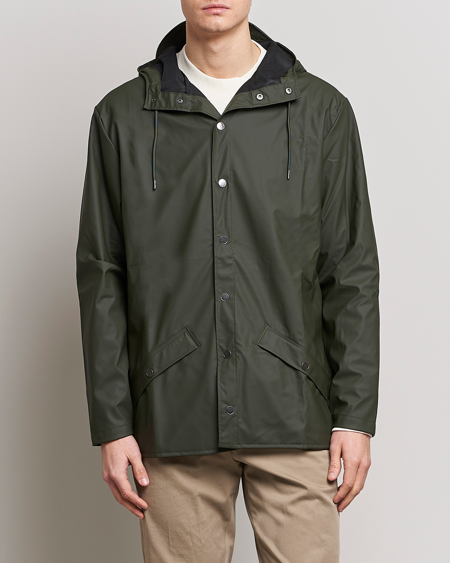 Herren | Stylisch im Regen | RAINS | Jacket Green