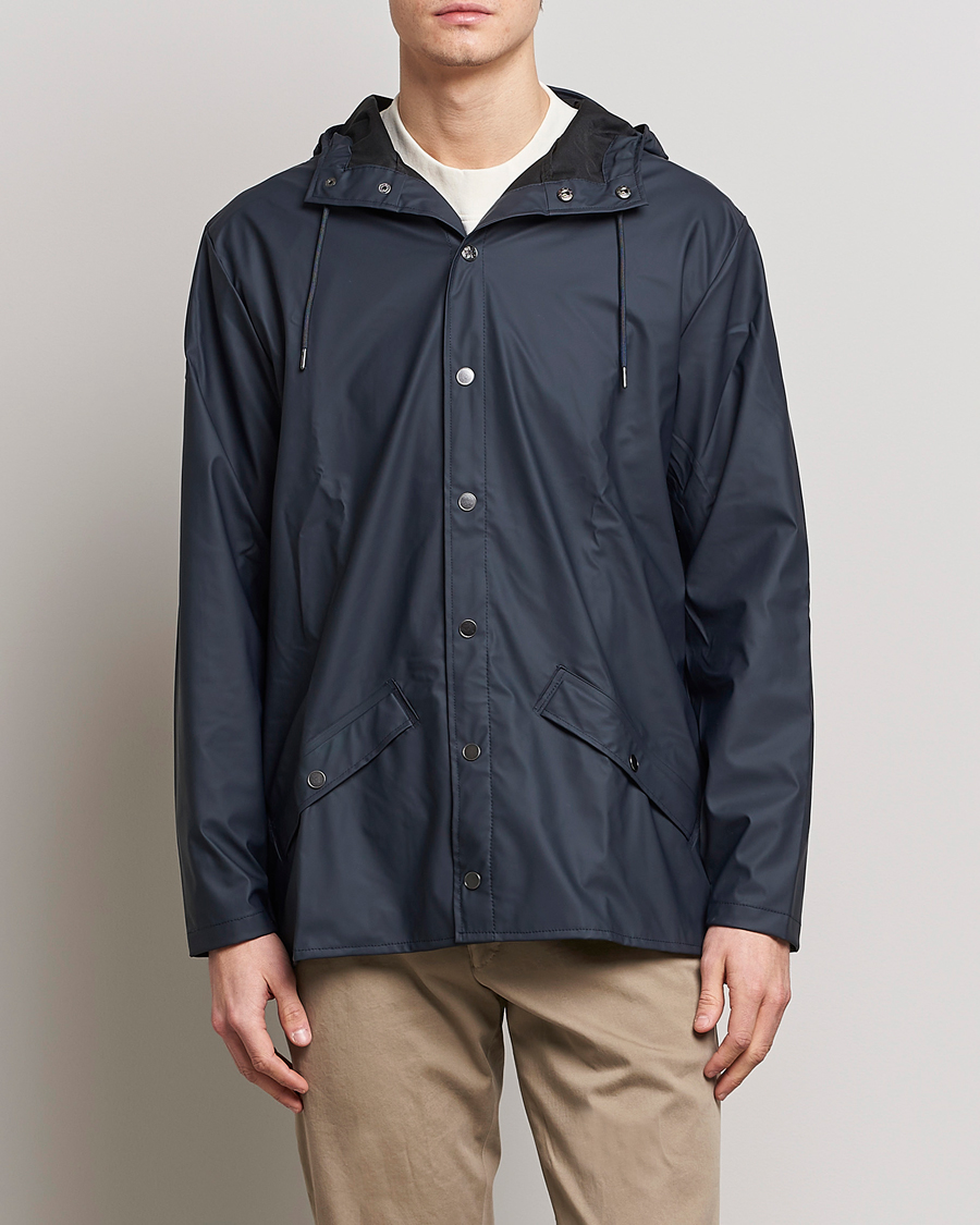 Herren | Stylisch im Regen | RAINS | Jacket Navy