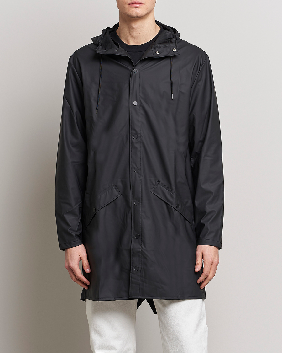 Herren | Regenjacken | RAINS | Long Jacket Black