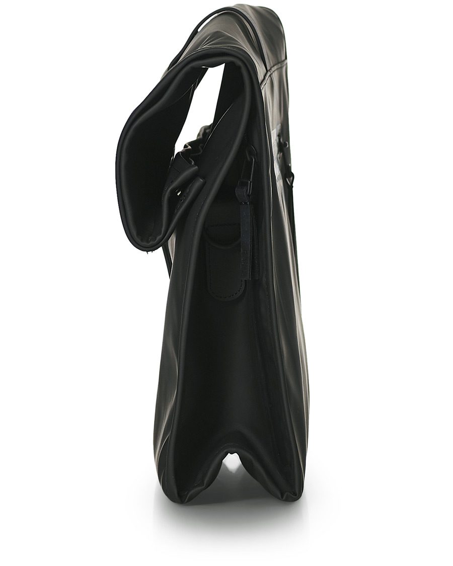 Herren | RAINS Rolltop Messenger Bag Black | RAINS | Rolltop Messenger Bag Black