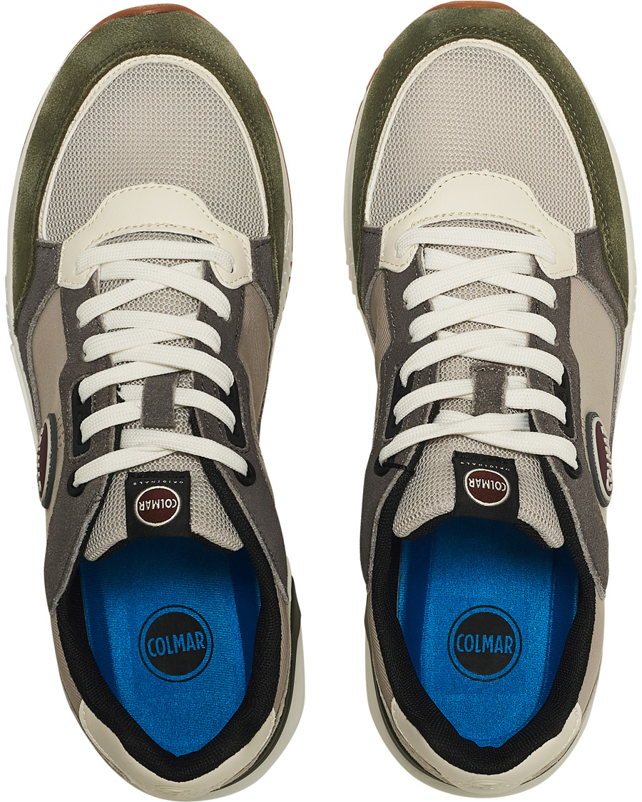 Herren | Colmar Dalton Vice Sneaker Beige/Green/White | Colmar | Dalton Vice Sneaker Beige/Green/White