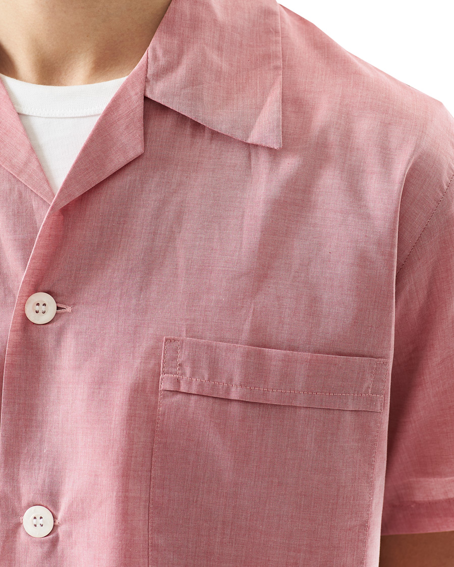 Herren | Schlafanzüge & Bademäntel | Derek Rose | Shortie Cotton Pyjama Set Red