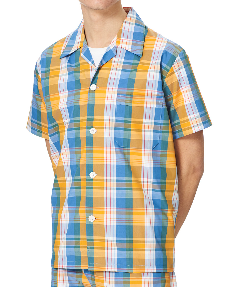 Herren | Schlafanzüge & Bademäntel | Derek Rose | Shortie Checked Cotton Pyjama Set Multi