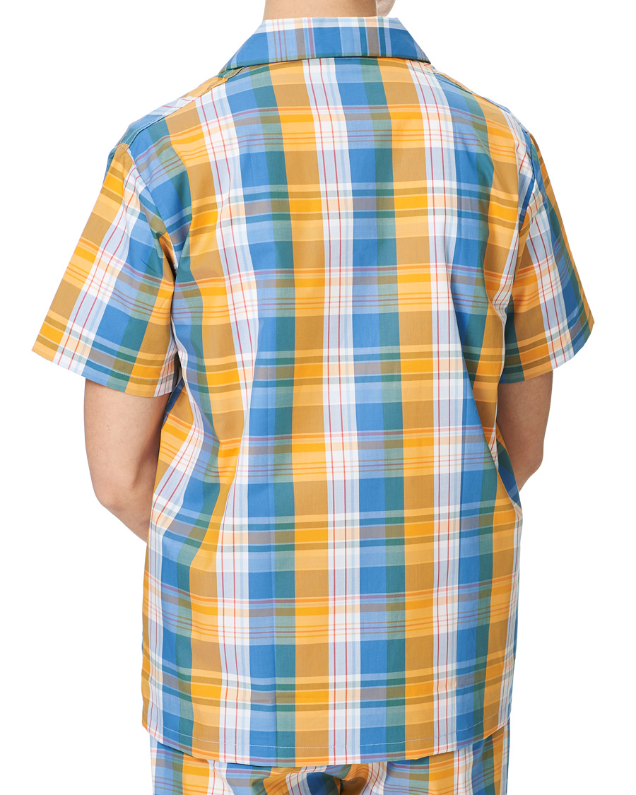 Herren | Schlafanzüge & Bademäntel | Derek Rose | Shortie Checked Cotton Pyjama Set Multi