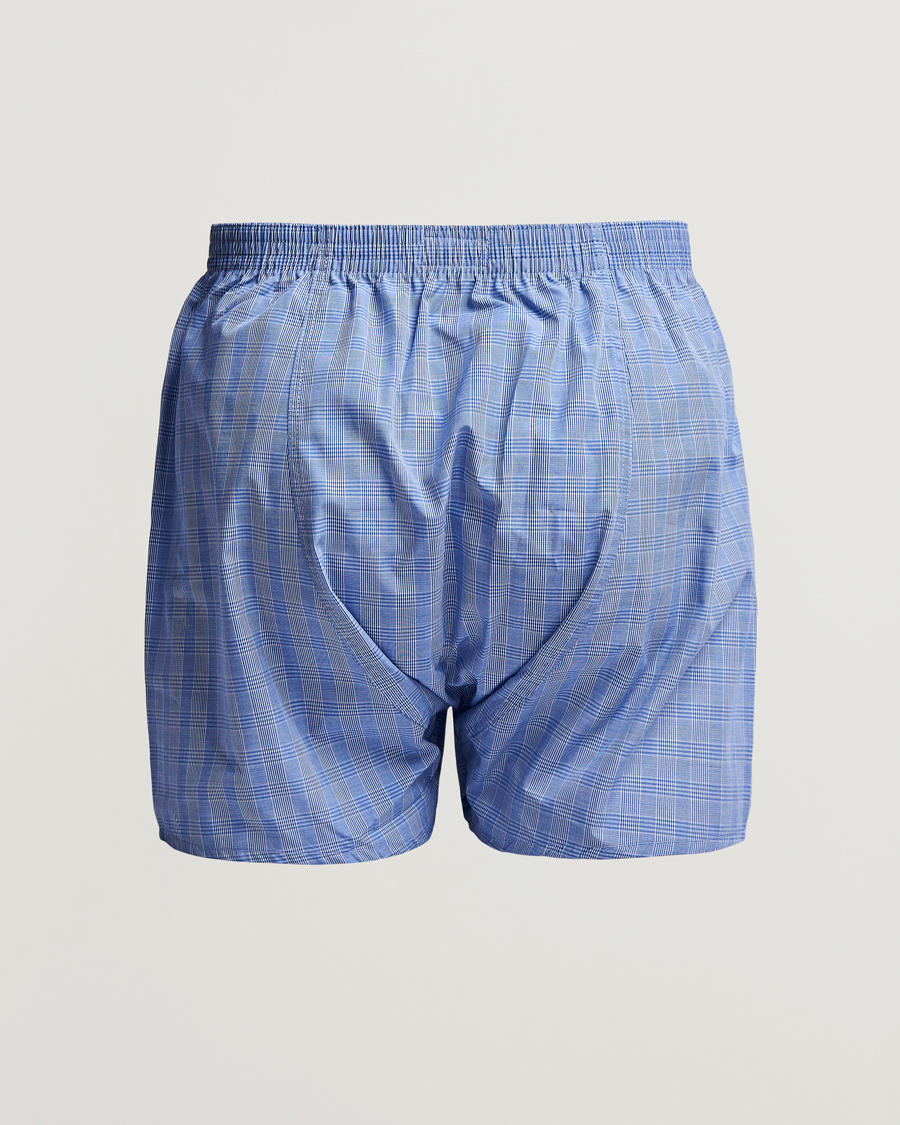 Herren | Unterwäsche | Derek Rose | Classic Fit Cotton Boxer Shorts Blue