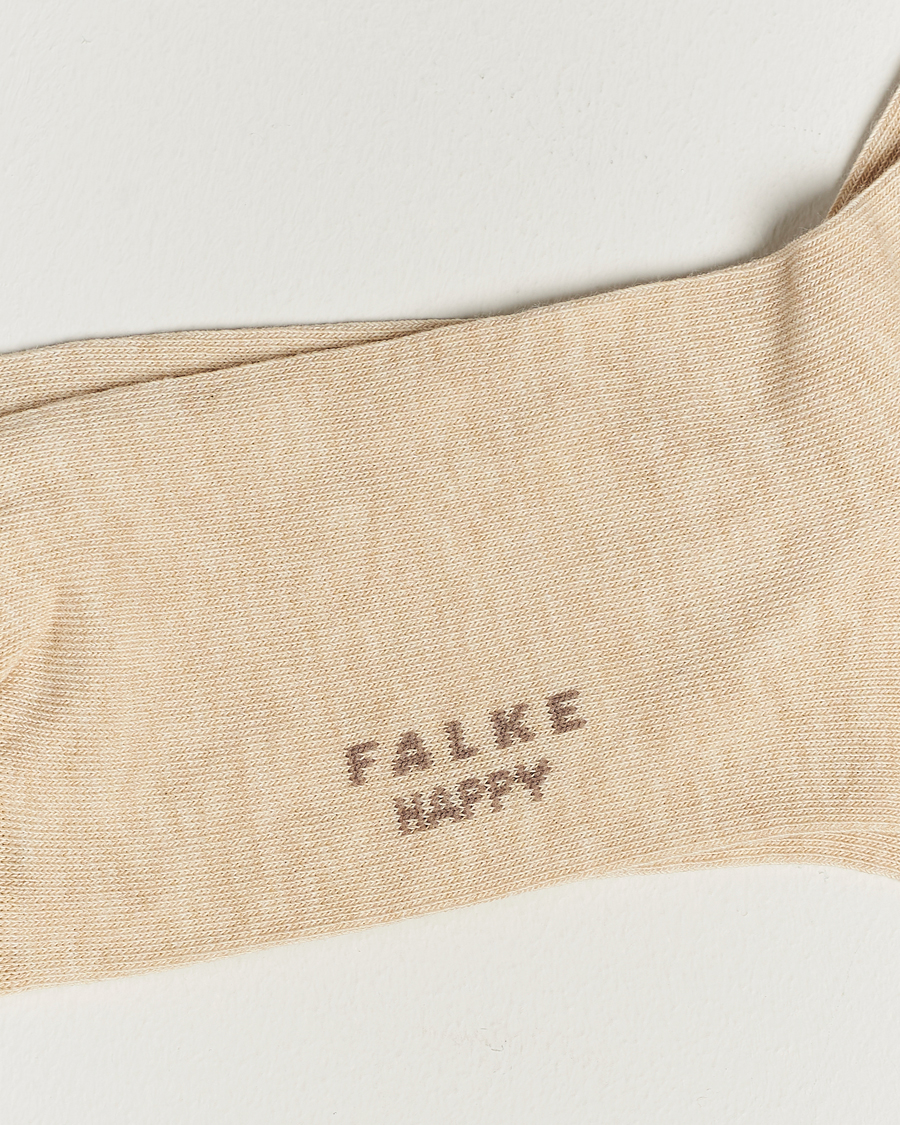 Herren |  | Falke | Happy 2-Pack Cotton Socks Sand