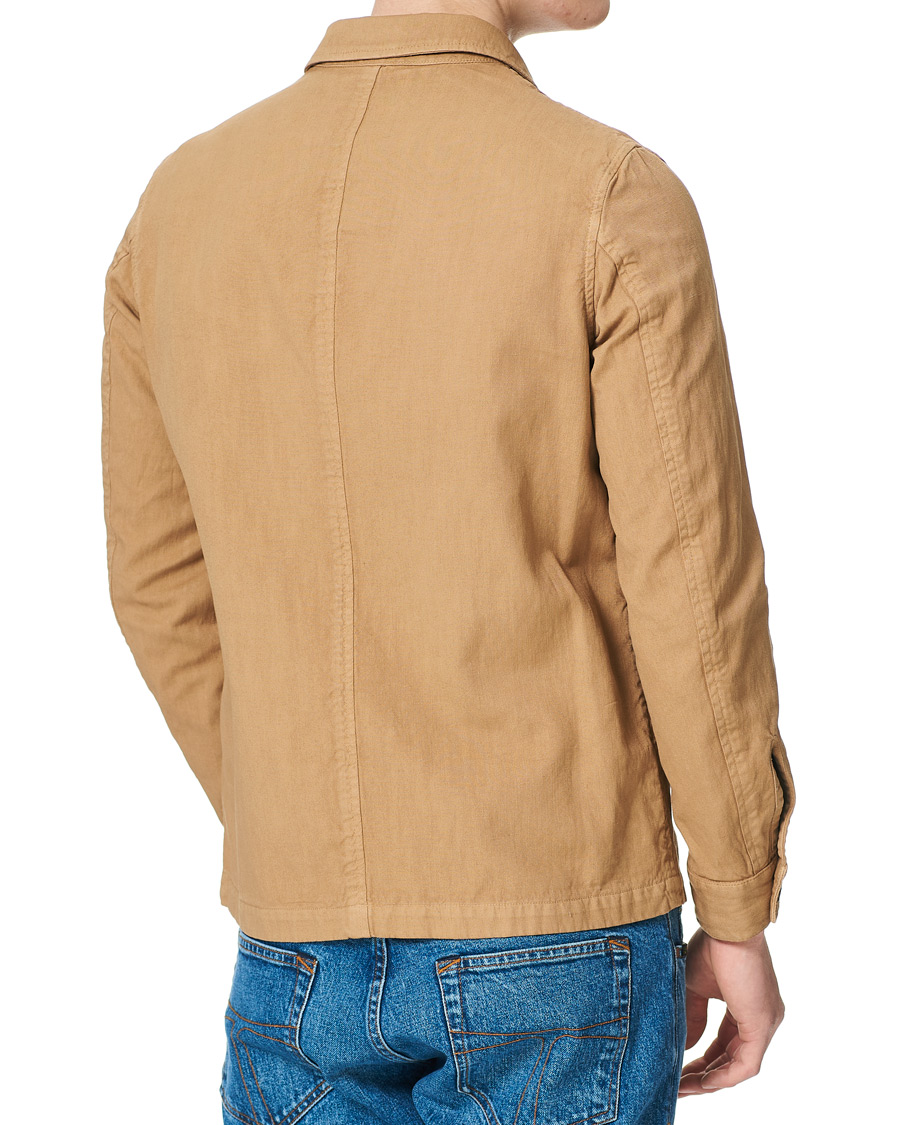 Herren | Hemden | L.B.M. 1911 | Cotton/Linen Overshirt Beige