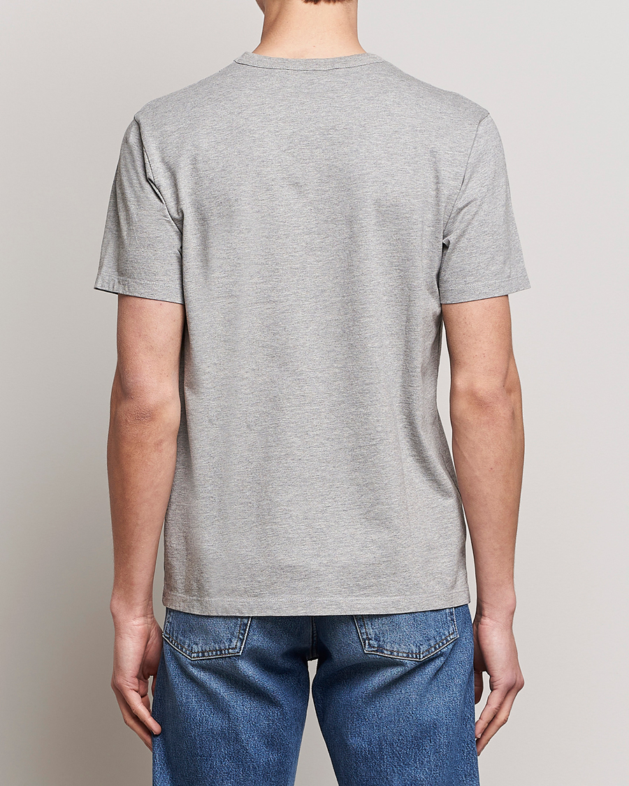 Herren | T-Shirts | Maison Kitsuné | Fox Head Tee Grey Melange